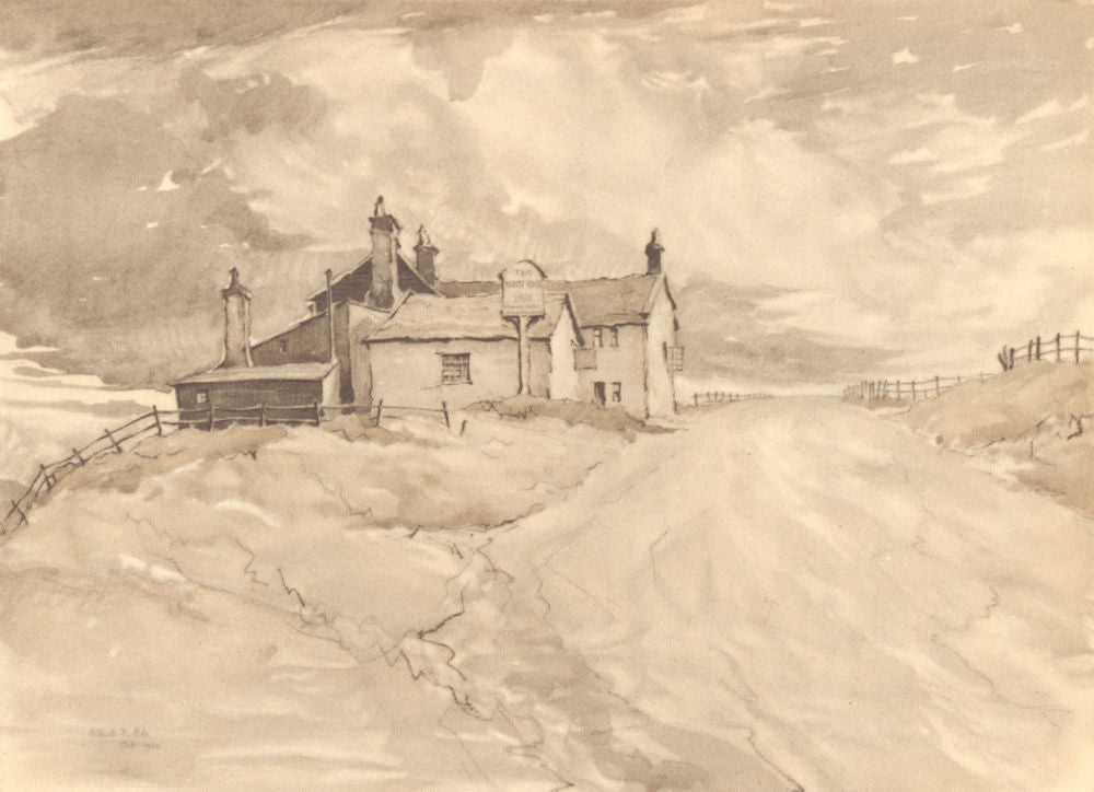 LITTLEBOROUGH. White House, near Littleborough. Lancashire. Albert T Pile 1948